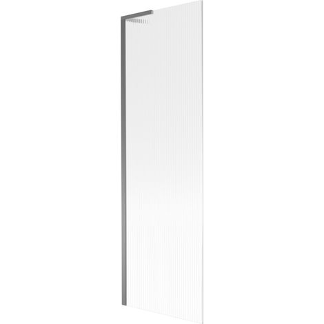 Mexen Next L paroi de baignoire 1-volet 60 x 150 cm, rayures, gun metal - 895-060-000-03-09-95 (1/5)