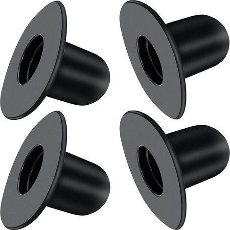 4 Pièces Bouchon de Piscine, Noir Bouchons de Fond de Rechange, pour Piscines Hors Sol (1/5)