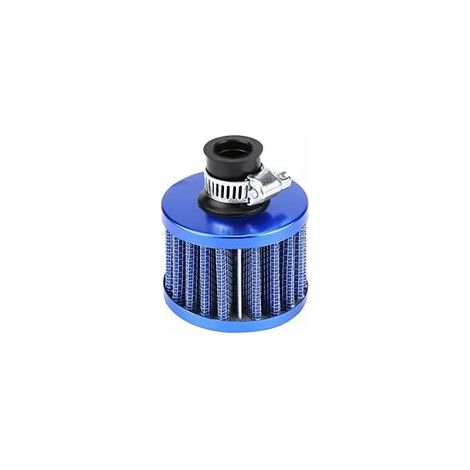 Compatibile con il kit filtro di aspirazione aria fredda universale a forma di fungo da 12 mm Keenso (blu)