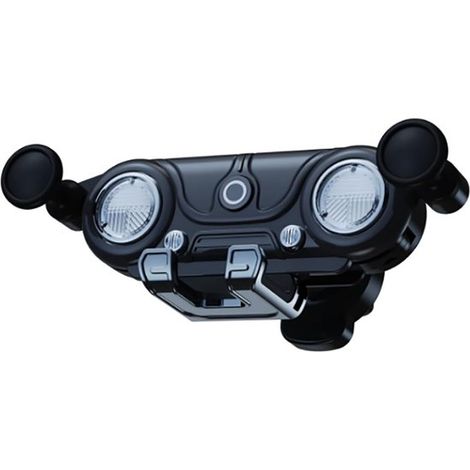 Soporte estable para teléfono móvil para rejilla de ventilación del coche (negro) (1/2)