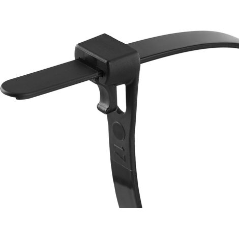 REV Ritter - Set di 25 fascette richiudibili per cavi, 200 x 7,6 mm (1/3)