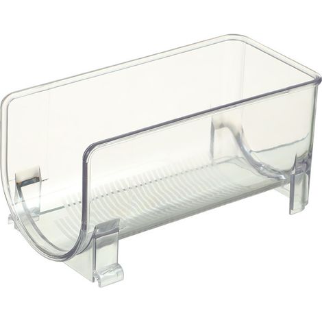 Transparent Range-Bouteilles (Lot de 1) - casier à Bouteilles empilable en Plastique pour Bouteilles de vin, Sodas ou Autres Boissons - étagère à vin (1/5)