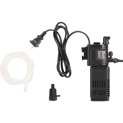 BelleRise - Pompe filtre submersible ultra-silencieuse – IPF-060 4-en-1 nano aquarium – 14×8×4 cm (1/5)