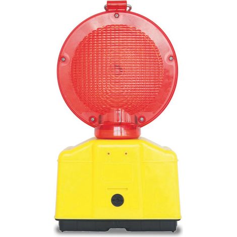 LAMPEGGIATORE DA CANTIERE A LED CON STAFFA col. ROSSO x 1 o 2 batterie