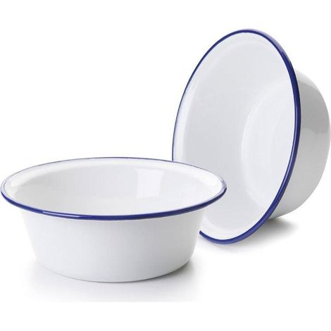 ibili Emaille-Schüssel klar 24 cm Durchmesser elegant modern