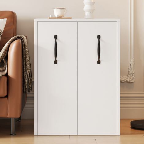 =N880P313969W Petite bibliothèque à roulettes 52 x 50 x 75 cm – Avec étagères et tiroirs, configuration réversible gauche/droite, un seul élément entièrement extensible, avec protection anti-chute, ta (1/4)