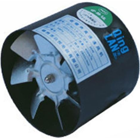 Ventilateur d'extraction 6 pouces – Débit d'air 1080 m³/h – Puissance 35W – Silencieux 58 dB pour tentes hydroponiques (1/5)