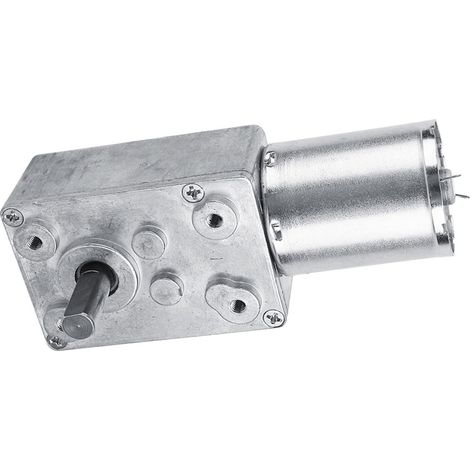 Moteur à courant continu à engrenages autobloquants réversibles, à couple élevé et à engrenages entièrement métalliques de 370 µm (1/5)