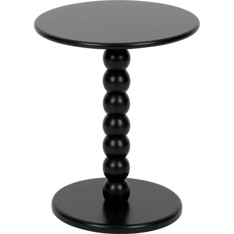 Table d'Appoint Design "Chamlo" 46cm Noir (1/4)