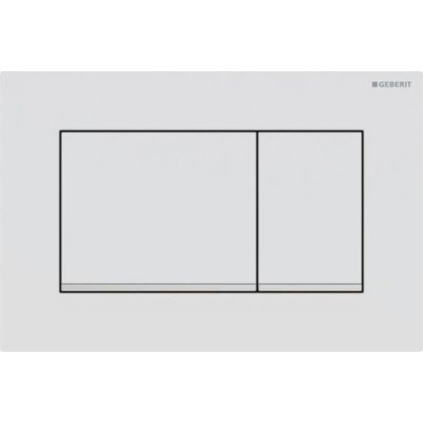 Sigma20 (ex Sigma30) Betätigungsplatte für 2-Mengen-Spülung, Square weiß matt 115.883.JT.1 (1/5)
