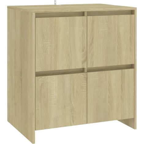 Credenza cassettiera cassettiera mobile contenitore organizer cucina soggiorno soggiorno Sonoma 70 x 41 x 75 cm derivati del legno marrone 020031703