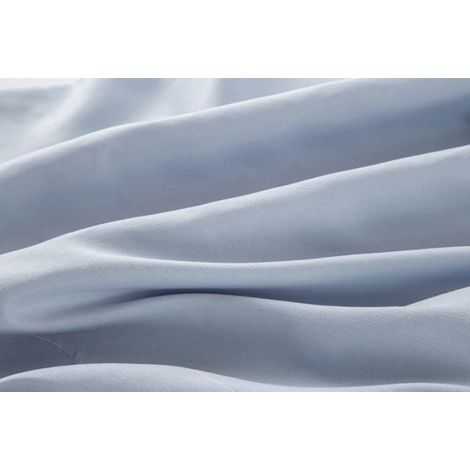 Housse De Coussin - Microfibre Brossée - 45 x 45 cm - Bleu Clair - Lot De 2 (1/4)