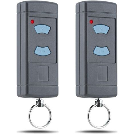 Pair Lot de 2 télécommandes pour Hormann HSM4-868 HSE2-868 - Ouvre-Porte de Garage - 868,3 MHz - Bouton Bleu - HS4-868, HS(M) 2/4, HSZ1-868, HSP4-868 HSP4-C HSD2-A HSD2-C (1/5)