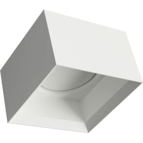 Plafoniera gesso lampadari bartalini arap 2 plap3 gx53 led verniciabile