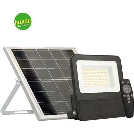 Faro solare a LED Briloner 15W 1800 Lumen CCT con telecomando e sensore di movimento