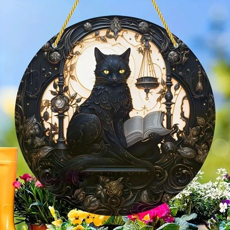 Ces rideaux en acrylique à motifs de chats conviennent à la décoration intérieure et extérieure (1515 cm). (1/5)