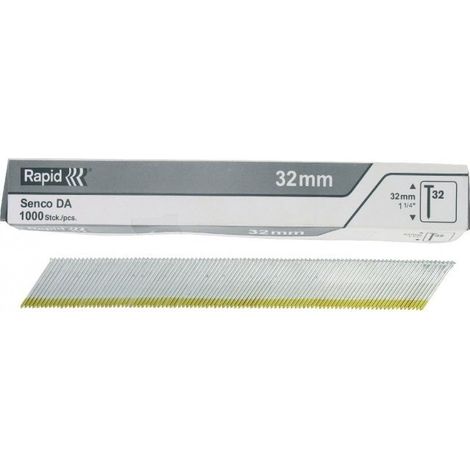 Punte Testa N°32, 32mm, Zincato. 1000 Pezzi