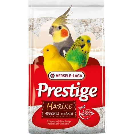 Versele Laga Muschelsand, Meeresanis 5 kg - Anissand für Vögel, 40 % Muscheln
