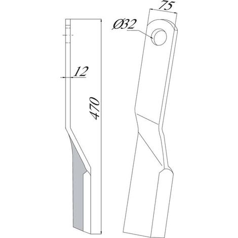 Cuchilla circular Howard UNIVERSAL CK2800