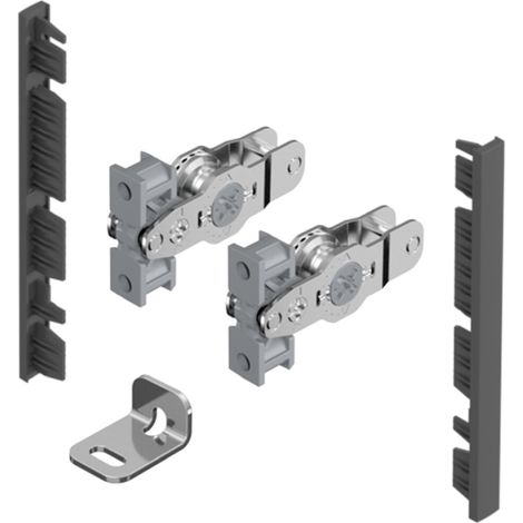 HETTICH AvanTech YOU Frontverbinder Zarge Innenfrontprofil H 101 Anthrazit (1/2)