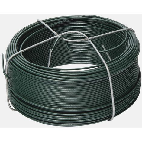 Alambre plastificado verde con soporte 50m Werka Pro ø 1,4 mm (1/4)