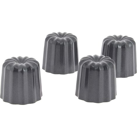 DE BUYER - MOULES A CANNELES 5.5CM /4 ACIER ANTIADHERENT