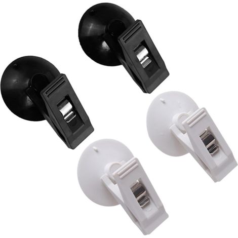 Clips à ventouse pour voiture, 2 paires, porte-rideaux et (1/5)