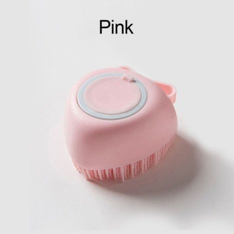 Brosse pour chien en silicone souple – Brosse de massage et de bain pour animaux – Outil de toilettage et de douche pour chiots (1/5)