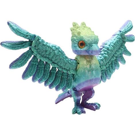 Adler-Schreibtischdekoration, realistische Adlerfigur, originelles Spielzeug, bewegliche Adlerfigur, Wohndekoration, F (1/5)