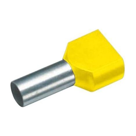 Cimco 18 2436 terminales de cable amarillo 100 piezas