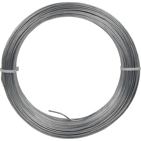Filo zincato zingato multiuso legature recinzione ferro 1,3x18 1,3mm x 18mt