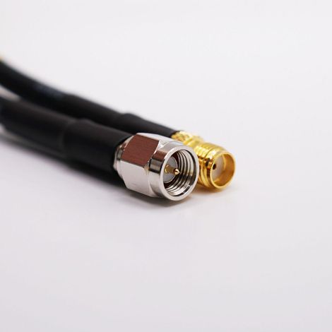 Câble d'antenne Panorama CS29 5 m SMA PLG vers SMA JACK - Étiquettes jaunes 2G/3G/4G, C29SP-5SJ-CELL