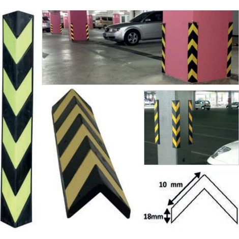 Protector de Goma en Ángulo SQ818 - Protección de Columnas  METALWORKS (1/3)