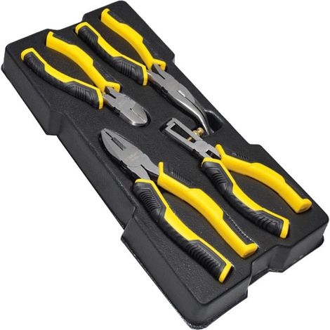Pince avec Dynagrip, Multicolore, Set de 4 Pièces Taille Unique