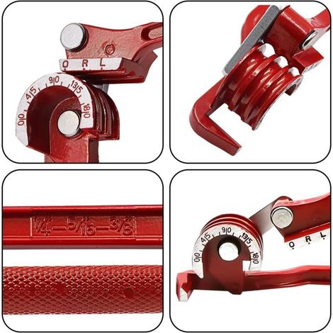 3 en 1 Cintreuse manuelle , cintreuse à 180 degrés, cintreuse en cuivre, cintreuse en cuivre pour climatisation, cintreuse en cuivre, aluminium et métaux mous (1/5)