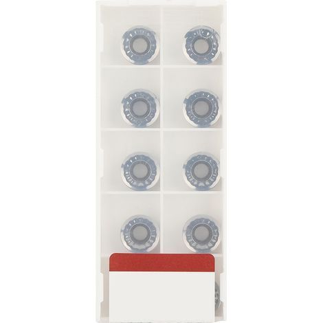 Insert rond en alliage d'aluminium R6 CNC, pour l'ébauche et la semi-finition de l'acier et de la fonte, 10 pièces (1/5)