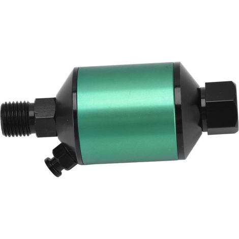 Séparateur d'eau et d'huile 1/4 pouce pour compresseur d'air, filtre et régulateur d'air comprimé NPT 1/4 pouce, vert (1/5)