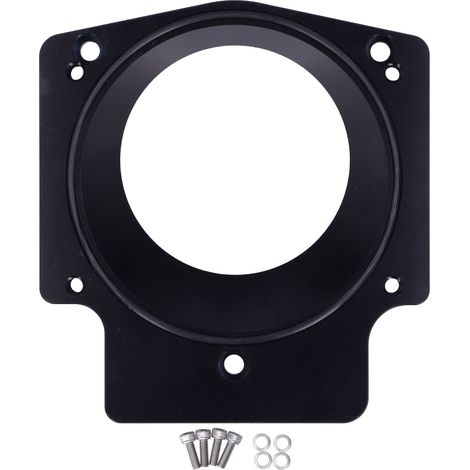 Adaptateur de corps de papillon de collecteur d'admission de 3,6 pouces, entretoise adaptée pour GM GEN III LS1 LS2 LS6 LSX LS4noir