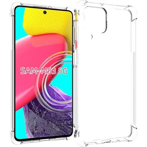 CUSTODIA IN SILICONE PER SAMSUNG GALAXY M53 5G TRASPARENTE SM-M536S (1/5)