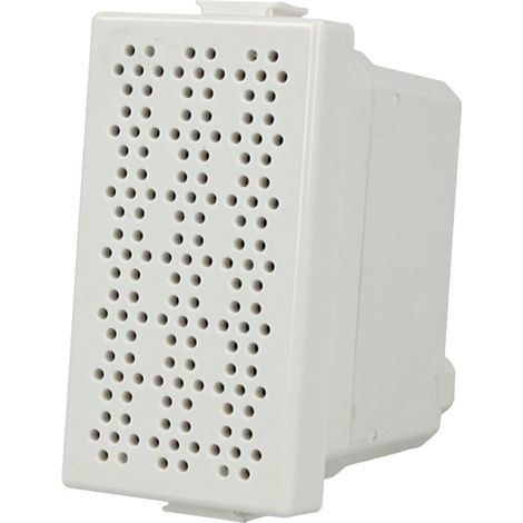 Suoneria Ronzatore A Bronzo 220V Bianco Compatibile Bticino Matix SD61008 (1/2)