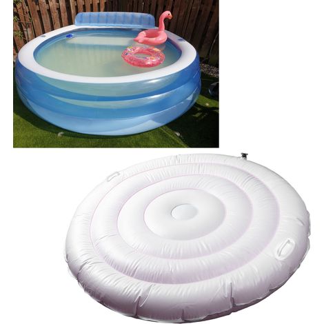 Couverture de Protection Circulaire pour Piscine Gonflable Spa Baignoire Étanche-AUTRES (1/5)