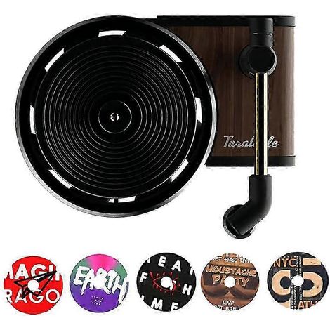 Platine vinyle, désodorisant pour voiture, grille d'aération rotative pour phonographe (1/5)