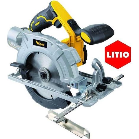Scies circulaires Vigor Vi-Sc 20V Li Nuda 20V 3/4 Ah