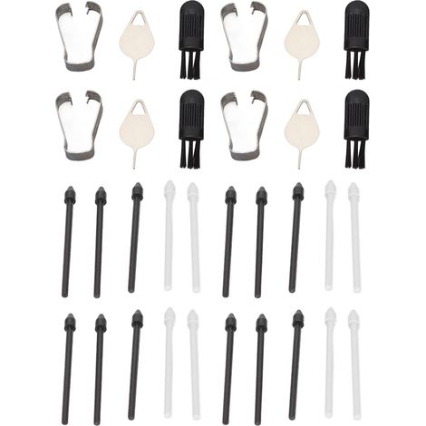 4 Pièces Embouts de Stylet de Remplacement pour Samsung Galaxy S22 Ultra 5G - Kit Outil avec Nibs Noirs et Gris (1/5)