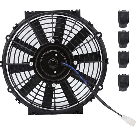 Ventilateur électrique mince de 10 pouces, 24V 80W, 2100 tr/min (1/5)