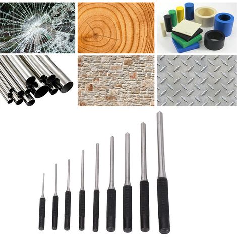 Ensemble de 9 poinçons à épingle, poinçons ronds et poinçons (1/5)