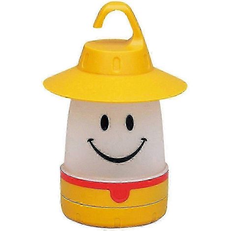 Lanterne de camping portable pour enfants avec lumière LED souriante pour une utilisation nocturne (1/3)
