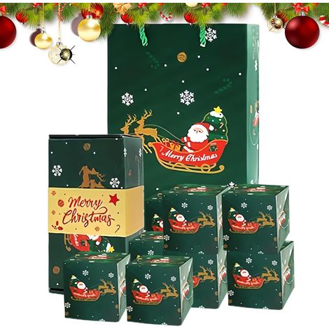 De Noël - Coffret Décoratif à billets bondissants - Boîte À Photos Pliante Pour Les Vacances Pour Les Et Les Adultes, Pour Noël, Les Vacances, L'Anniversaire, La Fête Scolaire, La (1/5)