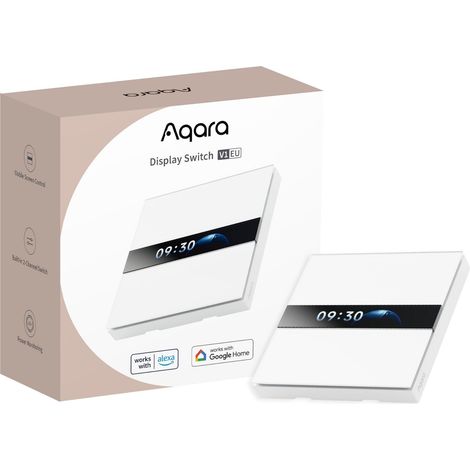 Aqara Interruptor de Pared V1 blanco con pantalla LCD