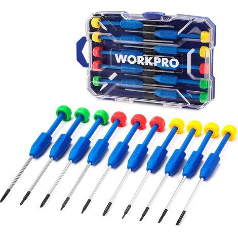 Cacciavite di precisione Cr-V, set da 10 pezzi